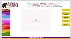 Desktop Screenshot of distritosdemadrid.com