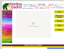 Tablet Screenshot of distritosdemadrid.com