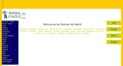 Desktop Screenshot of noticias.distritosdemadrid.com